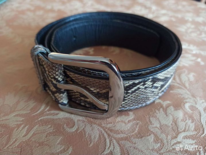 Ремень из змеиной кожи (удав)