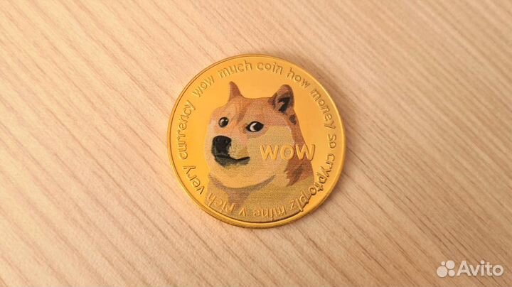 Новая Коллекционная монета Dogecoin Gold