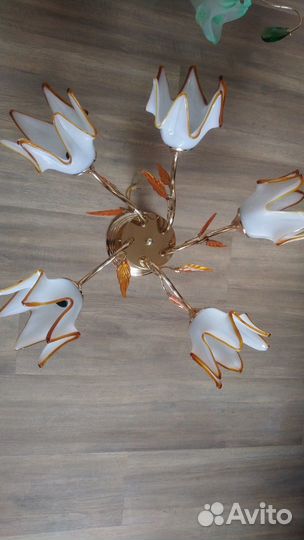 Люстра потолочная бу