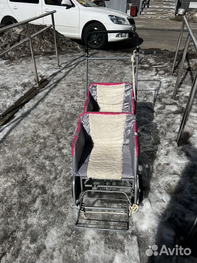 Санки для двойни Санки-коляска