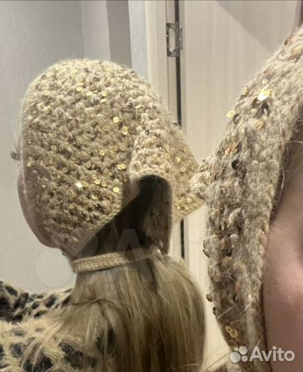 Косынка вязаная