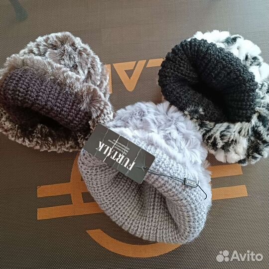 Шапки женские из кролика