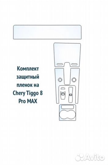 Комплект защитных пленок для Chery Tiggo 8 Pro Max