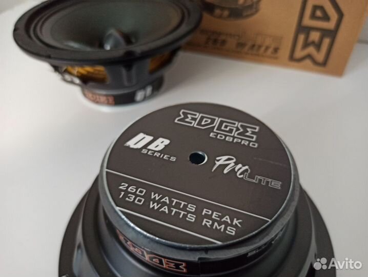 Динамики Эдж мощные 16.5 см
