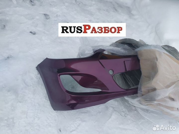 Бампер окрашенный в цвет Хендай Солярис