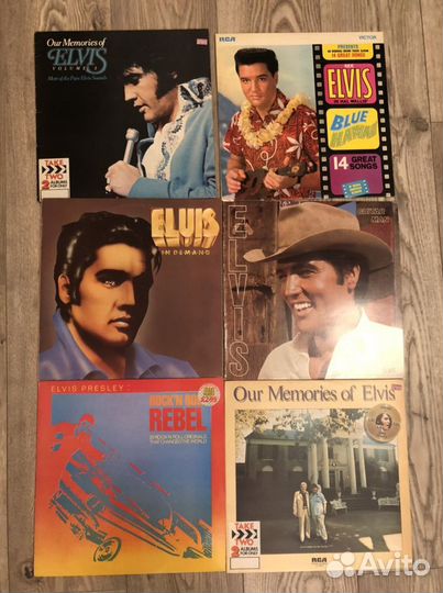 Elvis presley lp пластинки часть 2