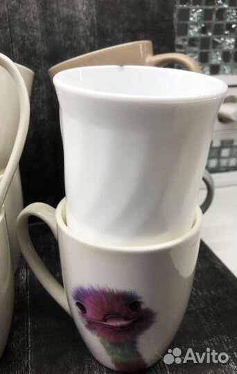 Кружки (бокалы)со сколами для творчества. Цена за