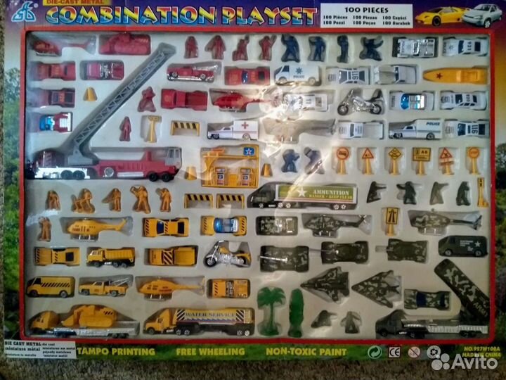 Игровой набор из 100 предметов
