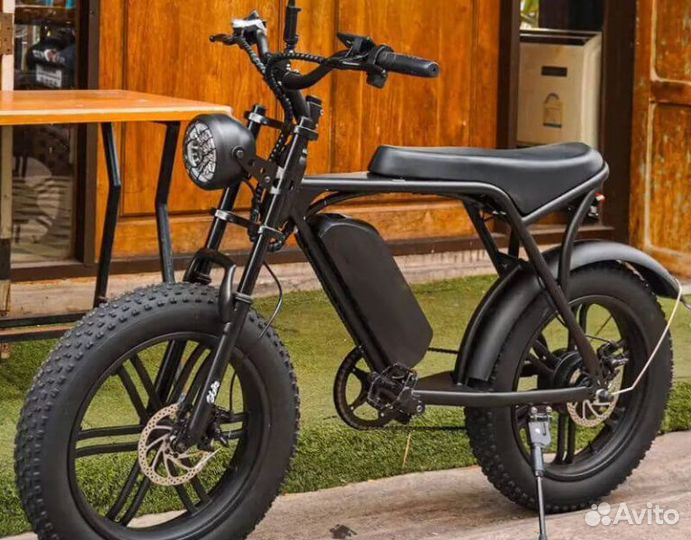 Электровелосипед фэтбайк 20 дюймов Ouxi V8 1000W