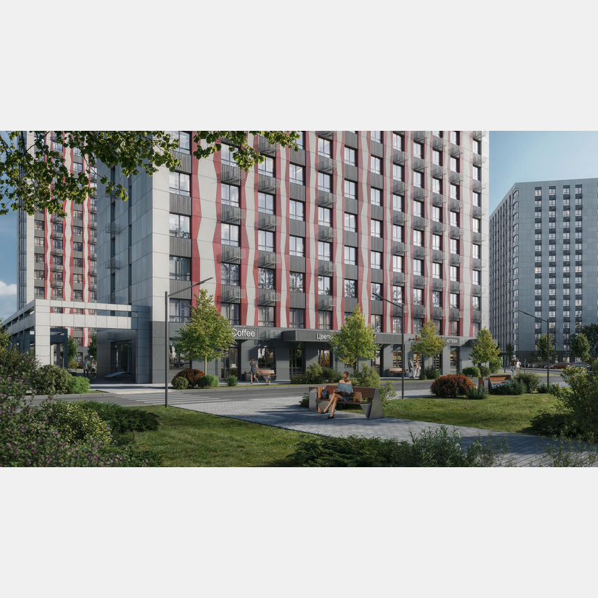 1-к. квартира, 36,1 м², 4/16 эт.