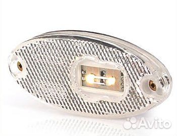 Фонарь универсальный диодный белый овальны