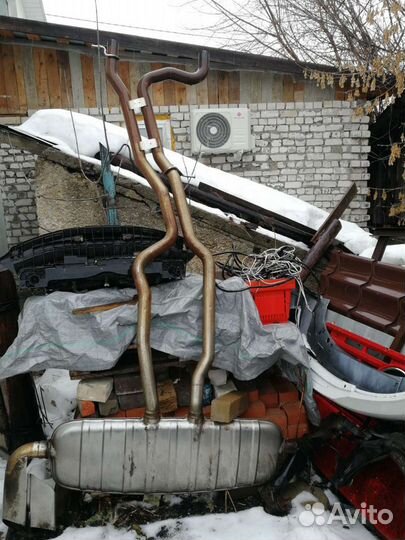 Глушитель порше каен турбо