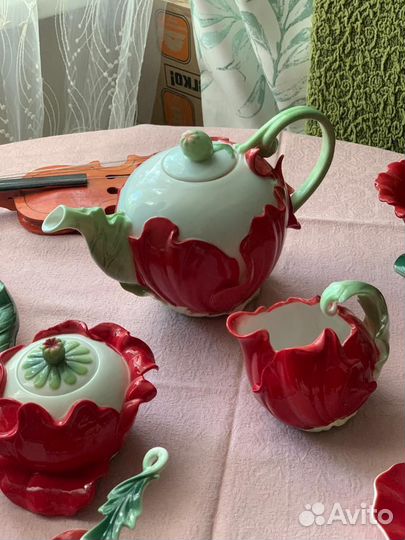 Чайный сервиз фарфор новый