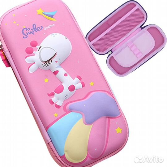 Пенал школьный, 3D, без наполнения