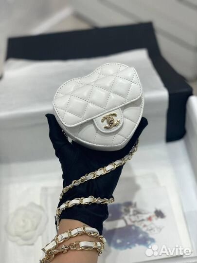 Chanel сумка сердце