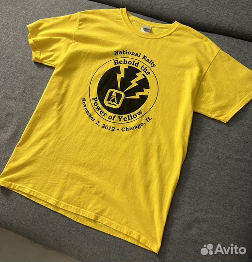 Новая плотная футболка USA L