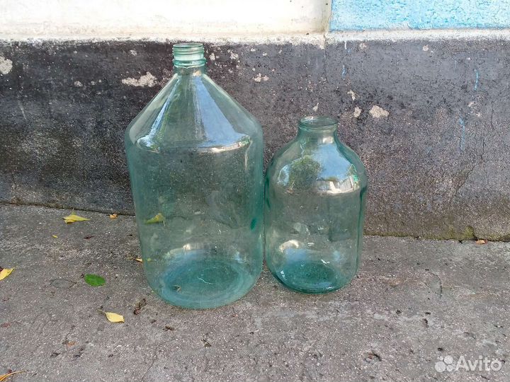 Банка 10 и 20 литров стеклянная