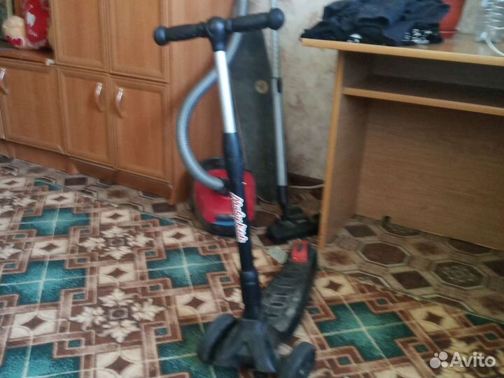 Самокат детский трехколесный бу