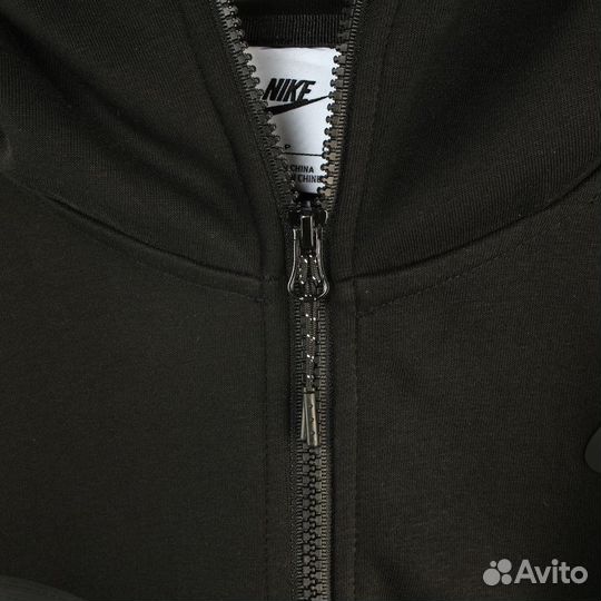 Кофта nike tech fleece черная