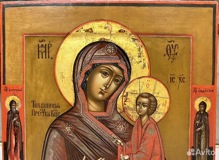 Икона Тихвинская Пресвятая Богородица Ковчег