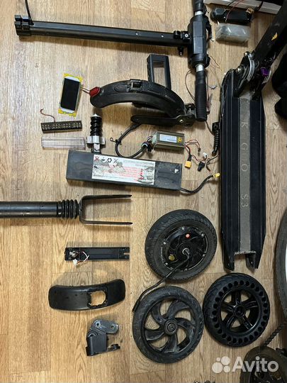 Запчасти для электросамоката kugoo s3