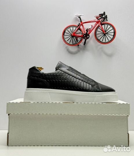 Мужские Кеды Натуральная кожа Boss