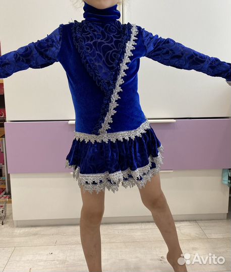 Платье для фигурного катания 116 перчатки