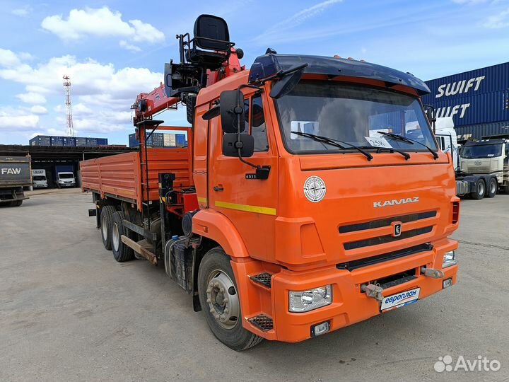 КАМАЗ 65115 с КМУ, 2022