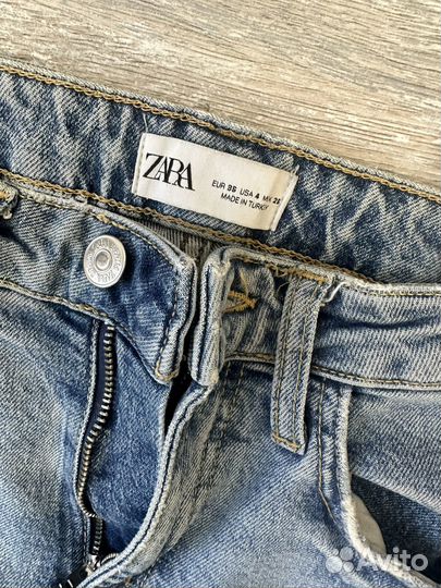 Джинсы zara straight 36