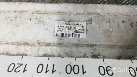 Радиатор интеркуллера mercedes benz C-class W204