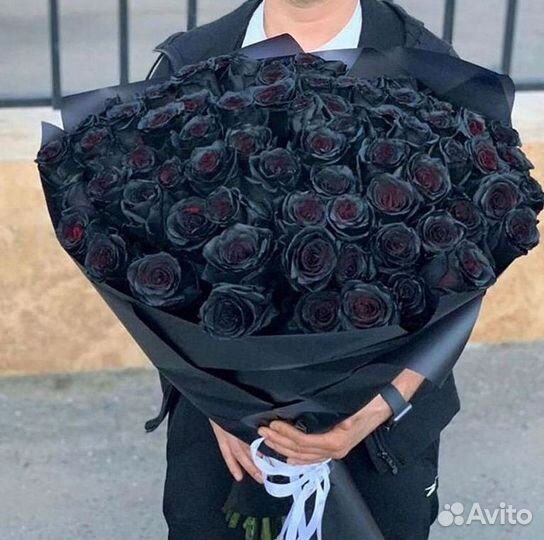 Чёрные розы Цветы Доставка
