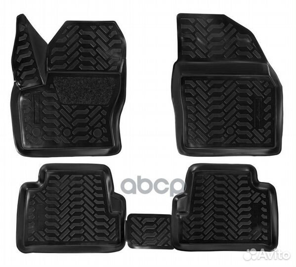 Ковры в салон 3D Ford Kuga 2013- компл. 4 шт