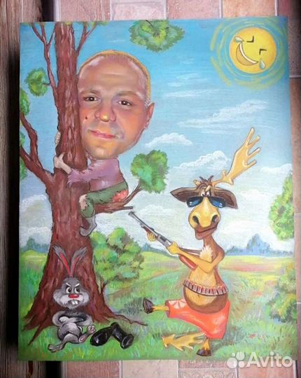 Портреты и шаржи по фото