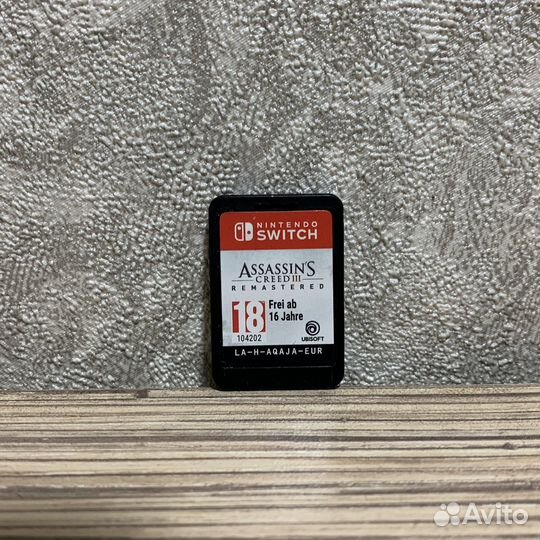 Картридж Assassin's Creed 3 Remastered Nintendo