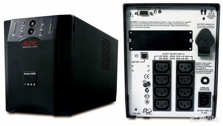 APC smart SUA1000i с прямой синусоидой