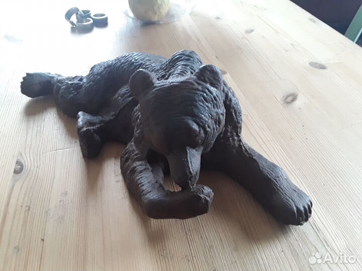 Каслинское литье редкий вид медведя