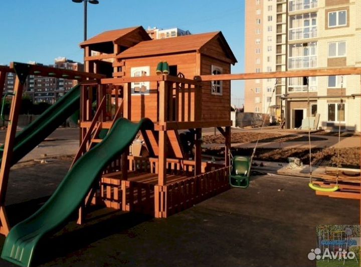 Детская площадка без заноз