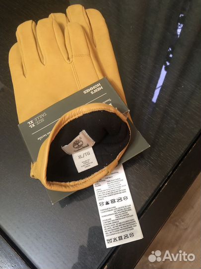 Перчатки мужские зимние замшевые фирмы Timberland