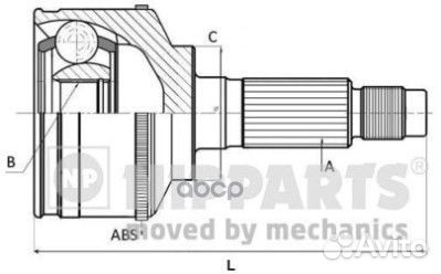 Шрус наружн к-т Hyundai Elantra n2820525 Nipparts