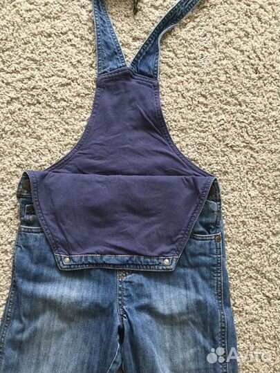 Комбинезон джинсовый, утеплённый. Mothercare