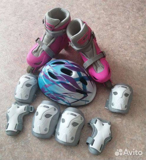 Роликовые коньки детские раздвижные