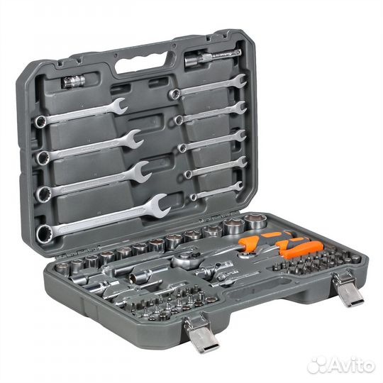 Набор инструментов универсальный 82 предмета, плас