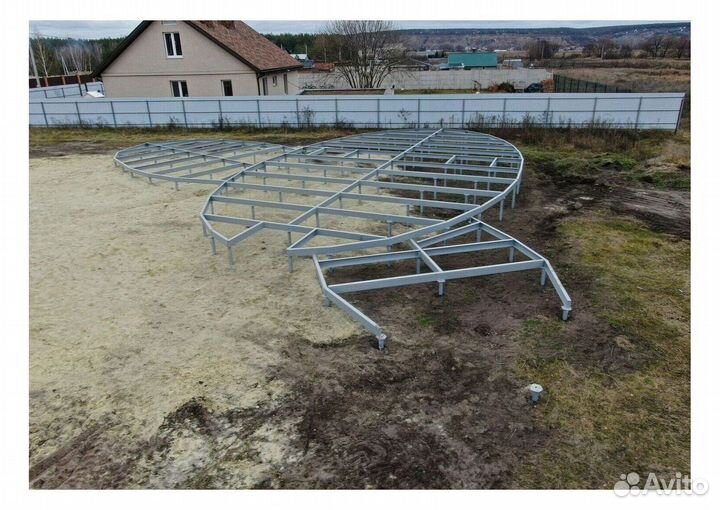 Винтовые сваи / монтаж