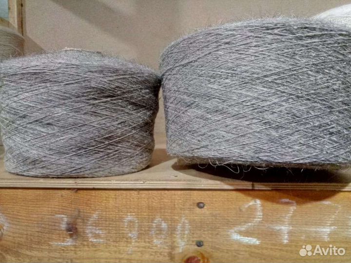 Пряжа пух козий