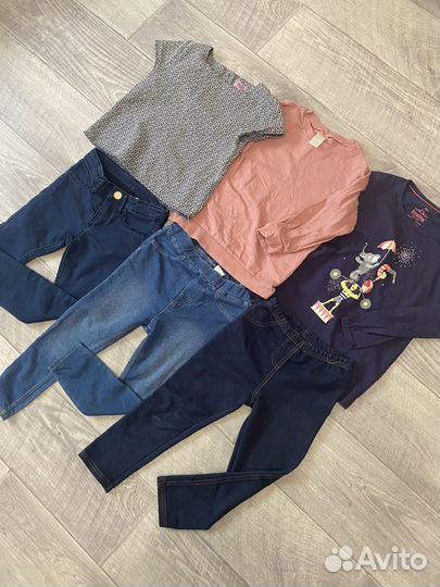 Детская одежда на девочку пакетом 98-104
