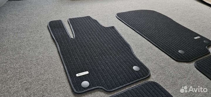 Автоковрики для Mercedes-Benz w166, чёрный репс