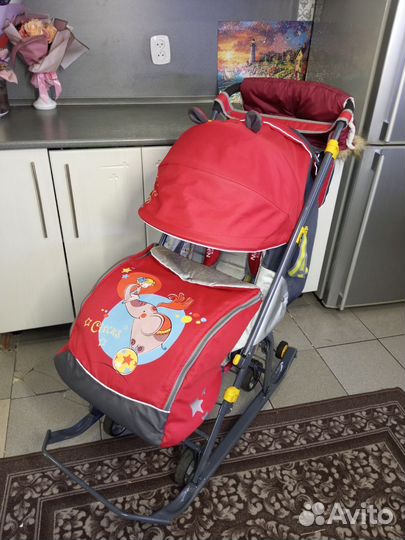 Санки коляска ника