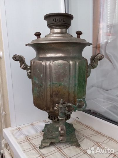 Царский Самовар Фонарь Медведев в Медалях 19 век