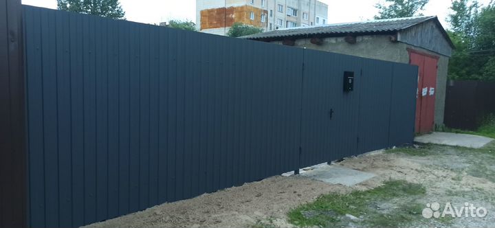 Забор из профлиста