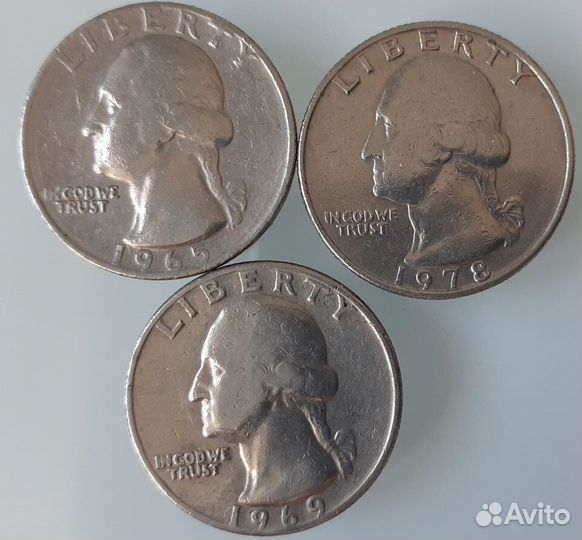 Монеты США, Австралия, Великобритания